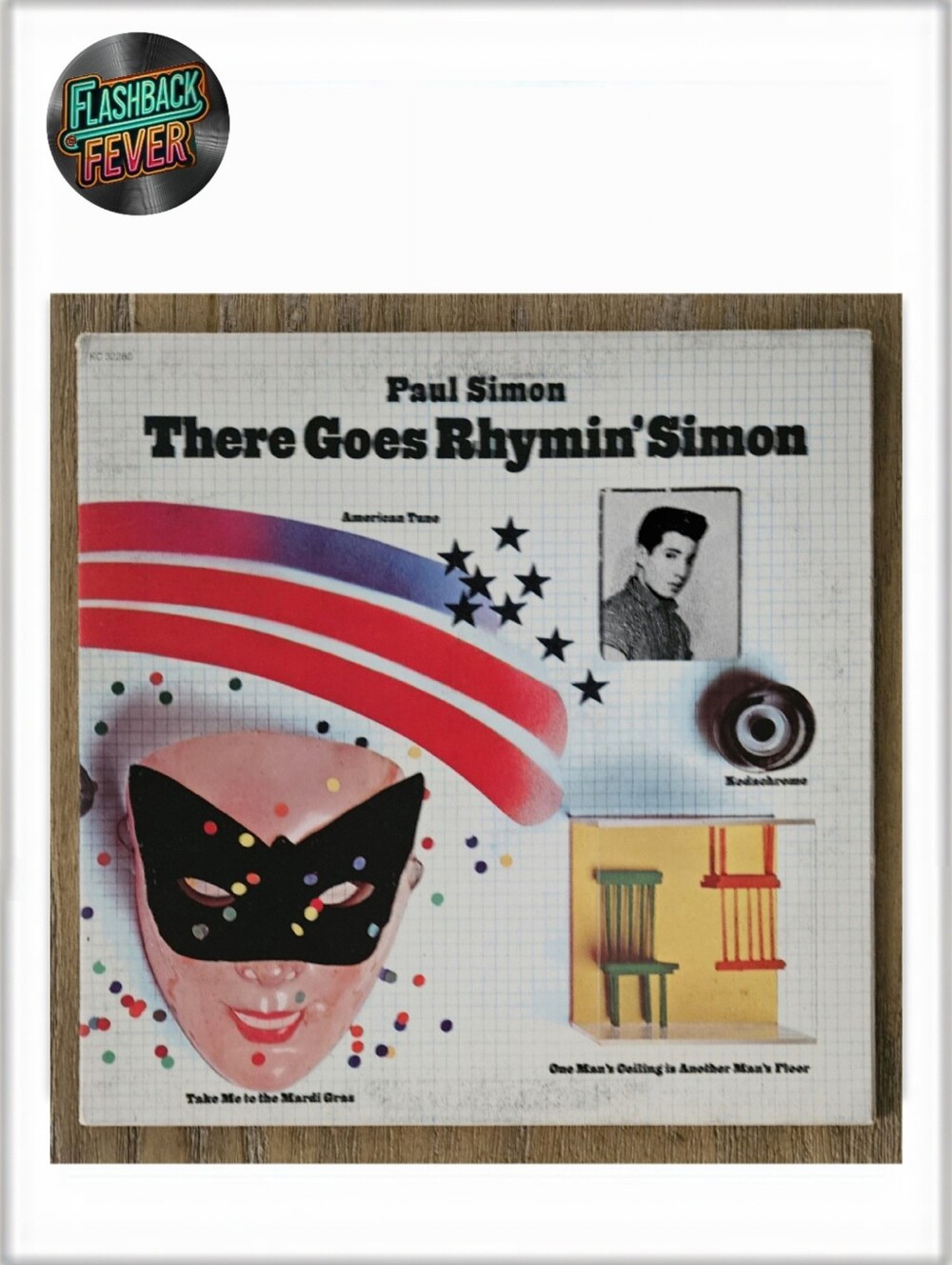 PAUL SIMON•There Goes Rhymin' Simon•1973 US (#KC 32280) Pitman Pressing